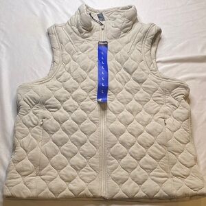 Kirkland Signature Beige Quilted Vest